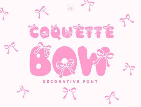 Coquette Bow: A Font That Speaks Sweetly