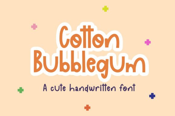 Cotton Bubblegum: A Cute Handwritten Font for Digital Creativity