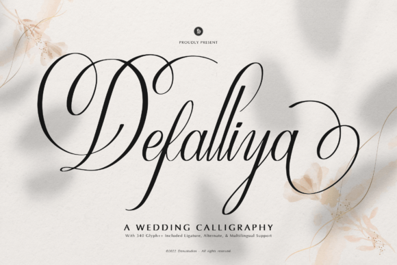 Defalliya: A Timeless Script Font for Elegant Design