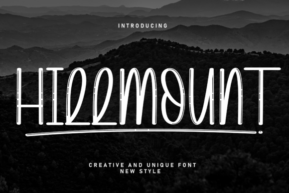 Discover Hillmount: A Handwritten Font with Heart