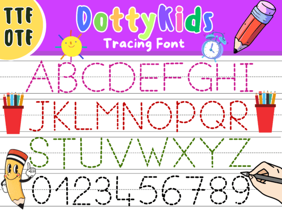 Dotty Kids: A Versatile Font for Educational Materials