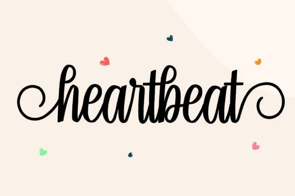 Heartbeat: A Handwritten Font That Breathes Life Into Your Designs