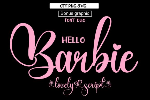 Hello Barbie: A Handwritten Font That Transforms Your Design Projects