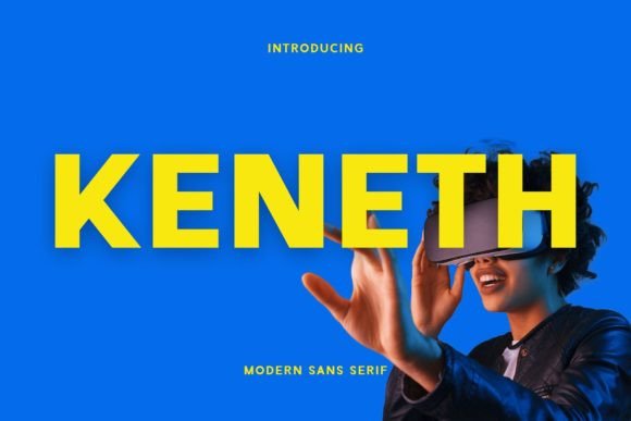 Keneth – A Bold Sans-Serif for Modern Design
