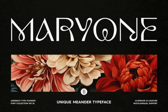 Maryone: A Unique and Stylish Display Font