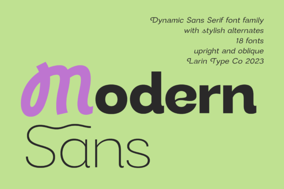 Modern Sans: A Versatile Font for Every Design Need