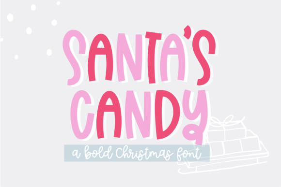 Santa’s Candy: A Playful Bold Christmas Font for Holiday Projects