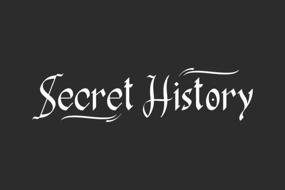 Secret History: A Medieval Gothic Font with Arabic Influence