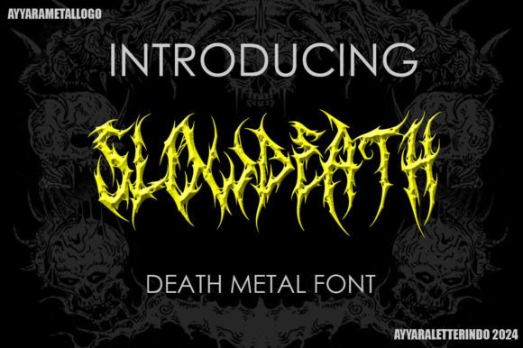 Slowdeath: The Bold Font for Metal Branding