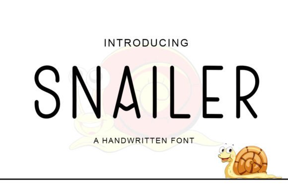 Snailer: A Versatile Font for Design Enthusiasts