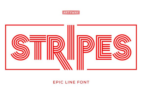 Stripes: The Bold Typeface That Redefines Visual Impact