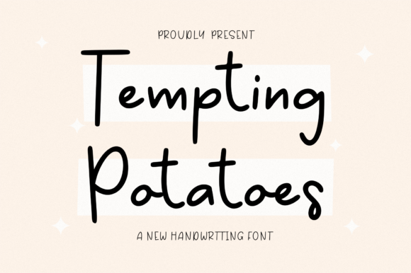 Tempting Potatoes Font for Creative Expression